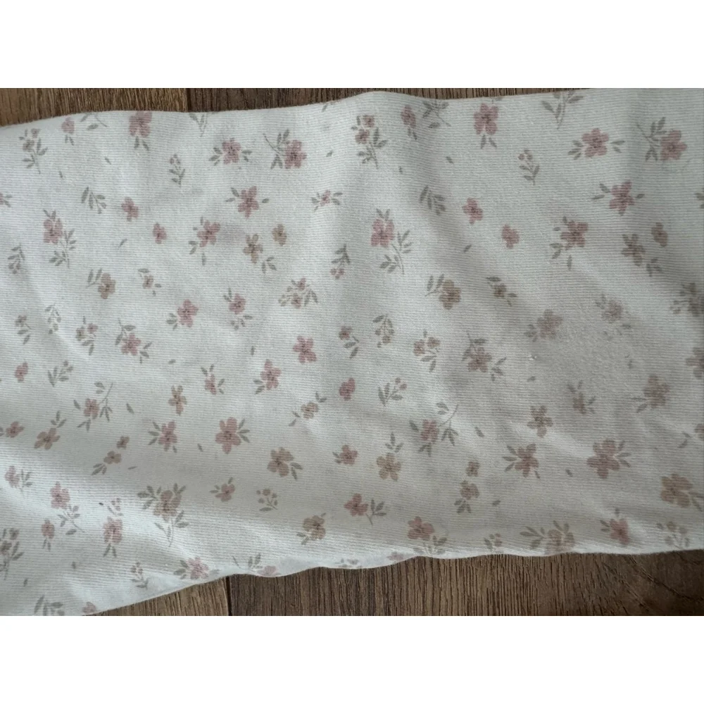 Girls Jamie Kay Leggings Size 6 White Pink Floral - Picture 5 of 7